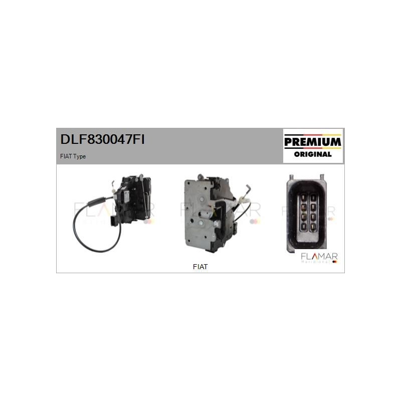 FLAMAR DLF830047FI Cerradura de puerta - 1