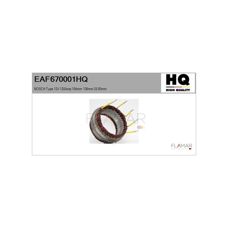 FLAMAR EAF670001HQ Estátor, generador - 1