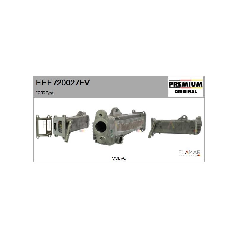 FLAMAR EEF720027FV Elemento enfriador, reciclaje gases escape - 1