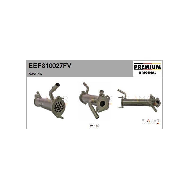 FLAMAR EEF810027FV Elemento enfriador, reciclaje gases escape - 1