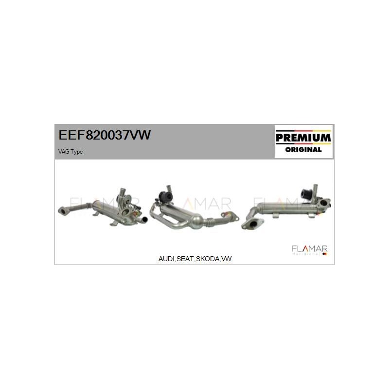 FLAMAR EEF820037VW Elemento enfriador, reciclaje gases escape - 1