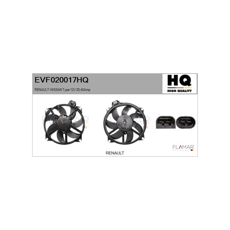 FLAMAR EVF020017HQ Motor eléctrico, ventilador del radiador - 1