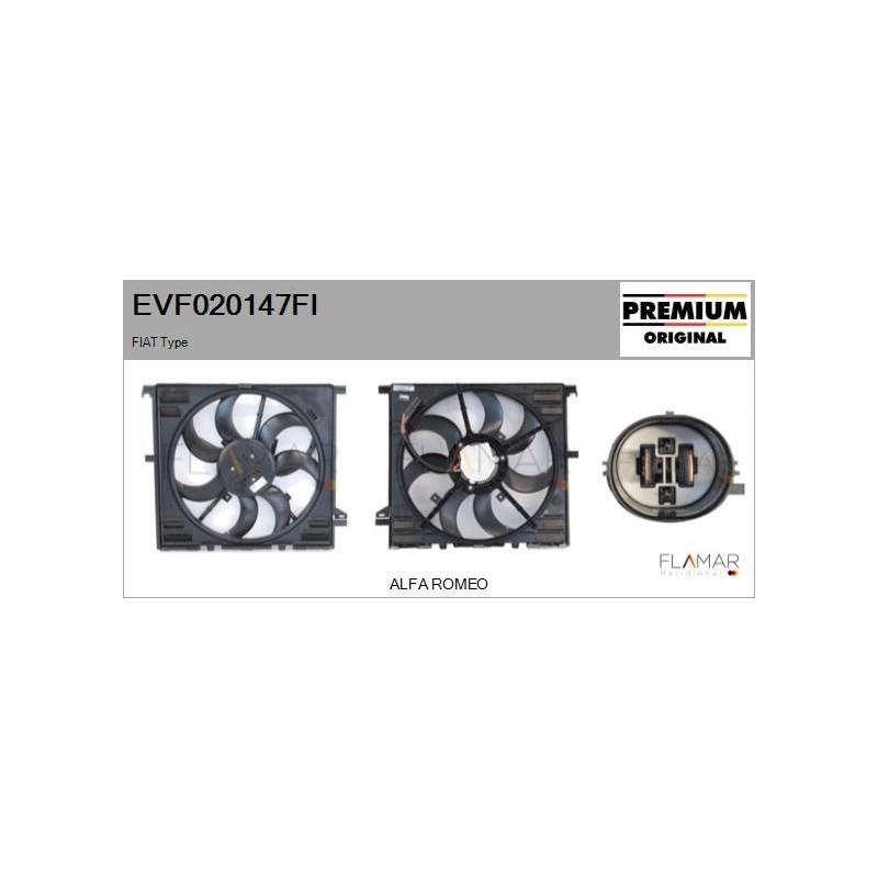 FLAMAR EVF020147FI Motor eléctrico, ventilador del radiador - 1