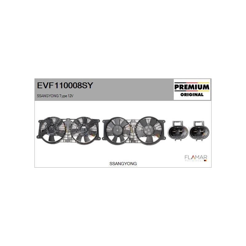 FLAMAR EVF110008SY Motor eléctrico, ventilador del radiador - 1