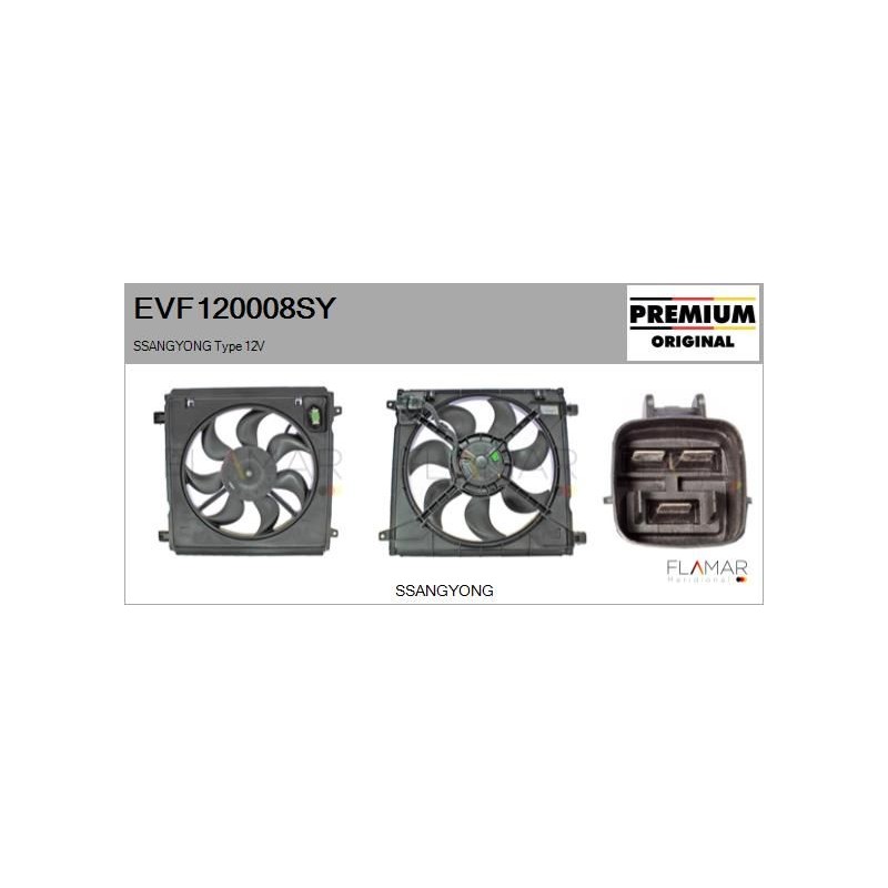 FLAMAR EVF120008SY Motor eléctrico, ventilador del radiador - 1