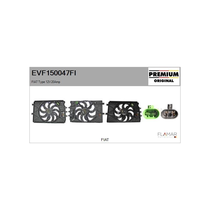 FLAMAR EVF150047FI Motor eléctrico, ventilador del radiador - 1
