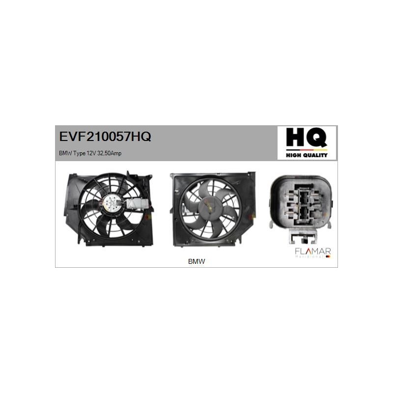FLAMAR EVF210057HQ Motor eléctrico, ventilador del radiador - 1