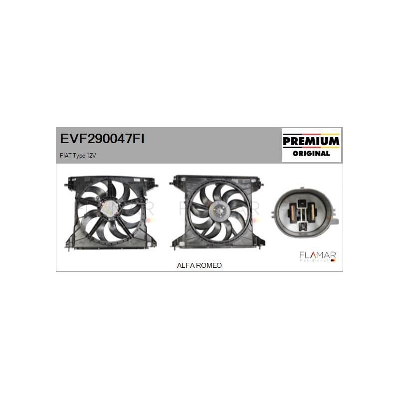 FLAMAR EVF290047FI Motor eléctrico, ventilador del radiador - 1