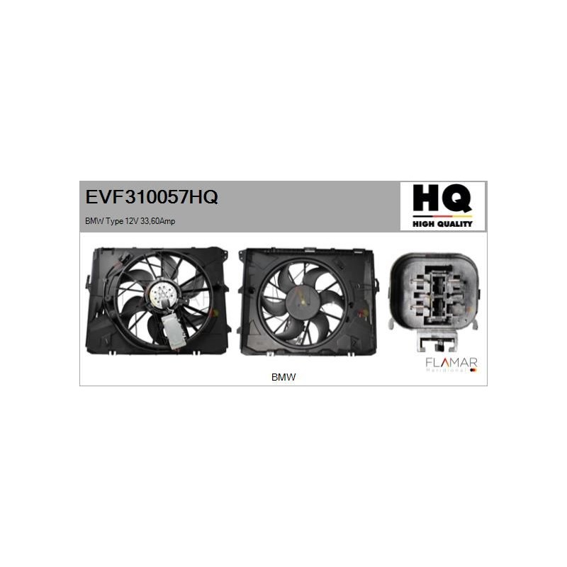 FLAMAR EVF310057HQ Motor eléctrico, ventilador del radiador - 1