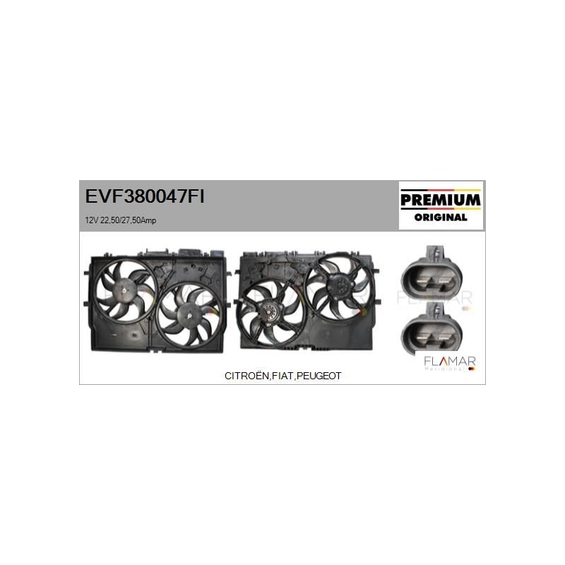 FLAMAR EVF380047FI Motor eléctrico, ventilador del radiador - 1