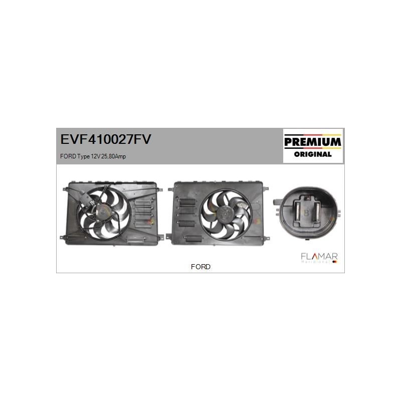 FLAMAR EVF410027FV Motor eléctrico, ventilador del radiador - 1