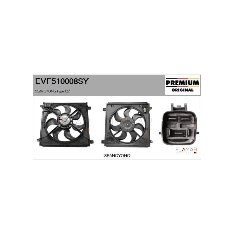 FLAMAR EVF510008SY Motor eléctrico, ventilador del radiador - 1