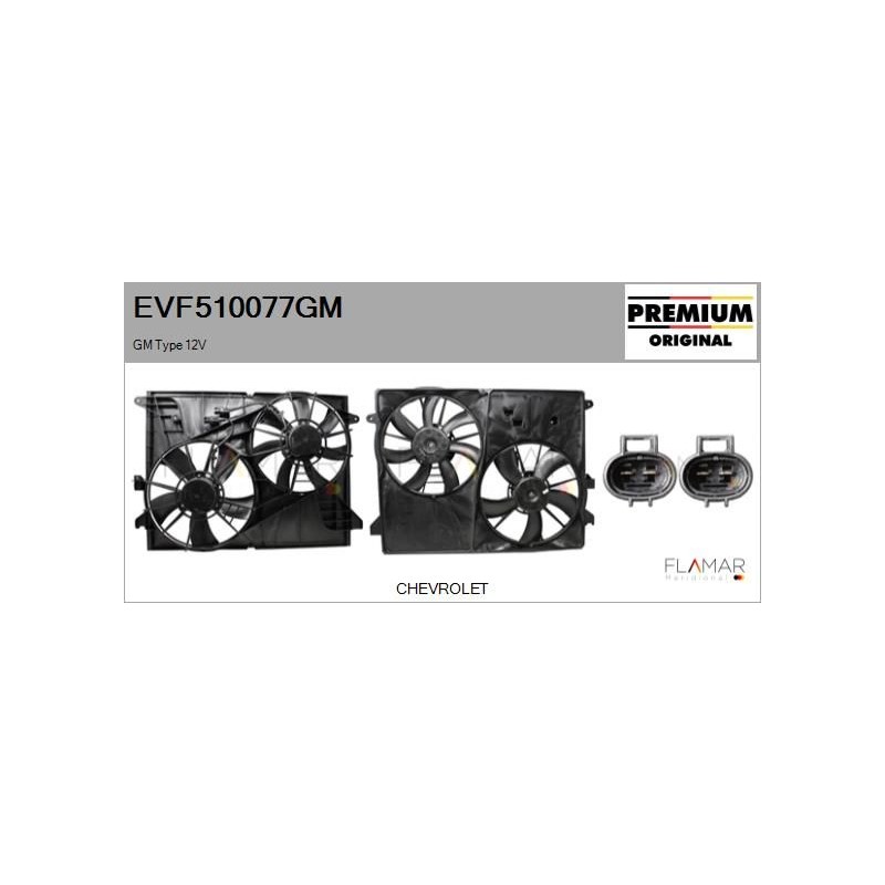 FLAMAR EVF510077GM Motor eléctrico, ventilador del radiador - 1