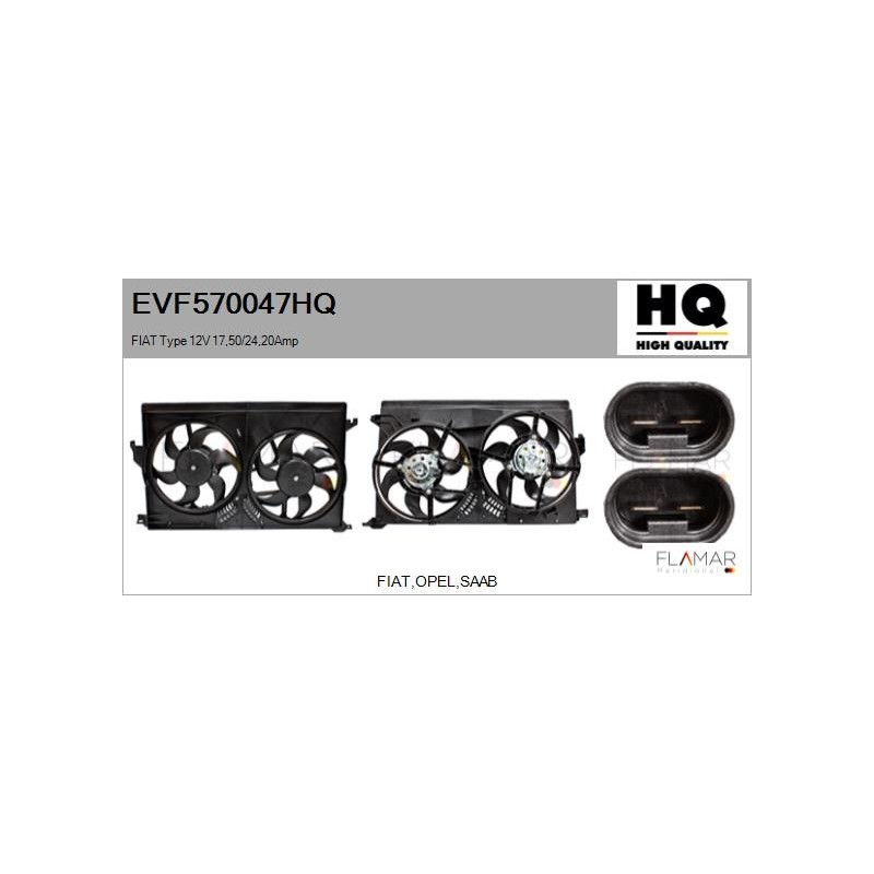 FLAMAR EVF570047HQ Motor eléctrico, ventilador del radiador - 1