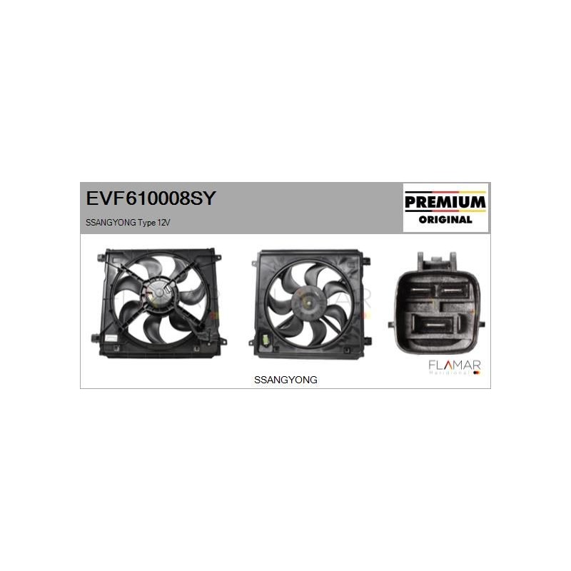 FLAMAR EVF610008SY Motor eléctrico, ventilador del radiador - 1