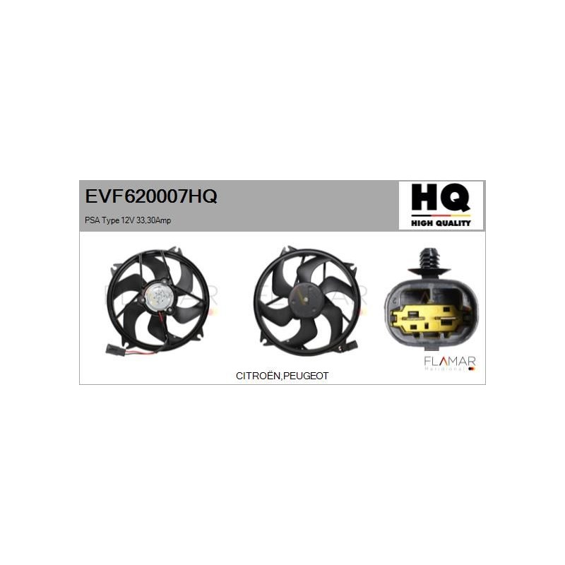 FLAMAR EVF620007HQ Motor eléctrico, ventilador del radiador - 1