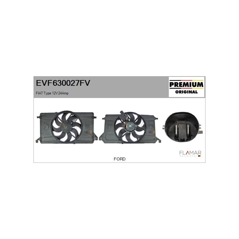 FLAMAR EVF630027FV Motor eléctrico, ventilador del radiador - 1