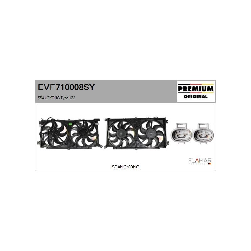 FLAMAR EVF710008SY Motor eléctrico, ventilador del radiador - 1