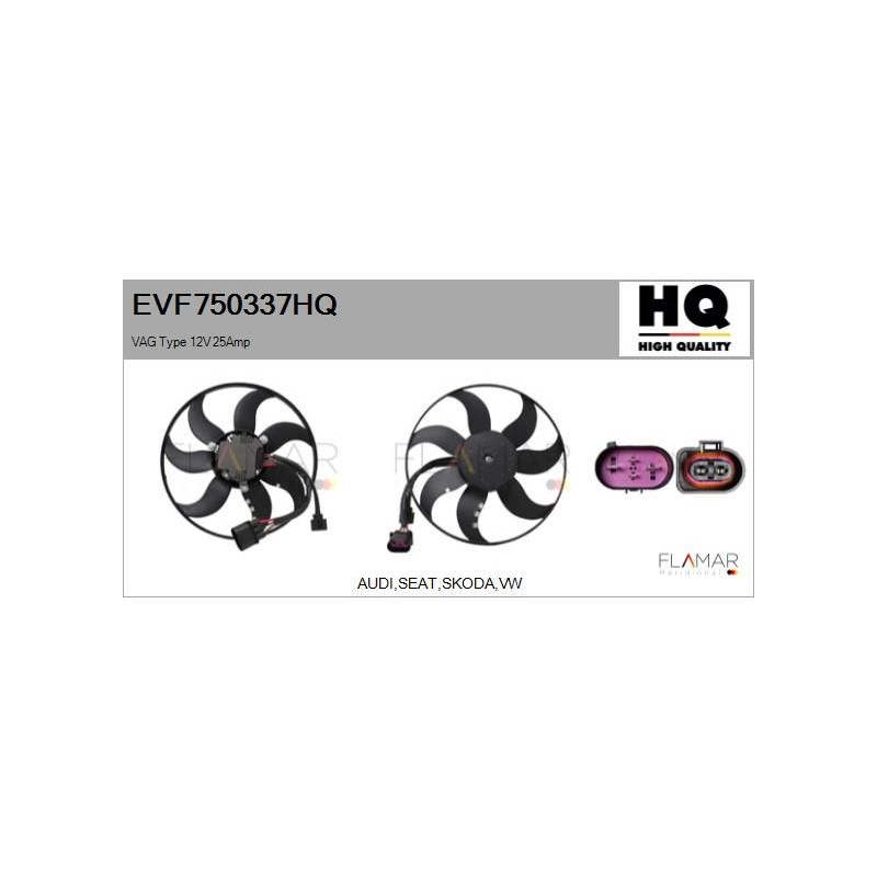 FLAMAR EVF750337HQ Ventilador, refrigeración del motor - 1