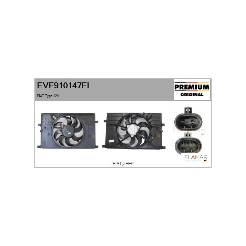 FLAMAR EVF910147FI Motor eléctrico, ventilador del radiador - 1