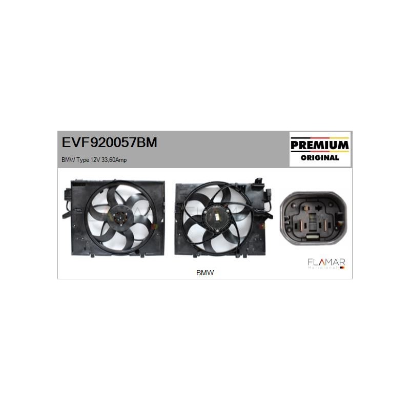FLAMAR EVF920057BM Motor eléctrico, ventilador del radiador - 1