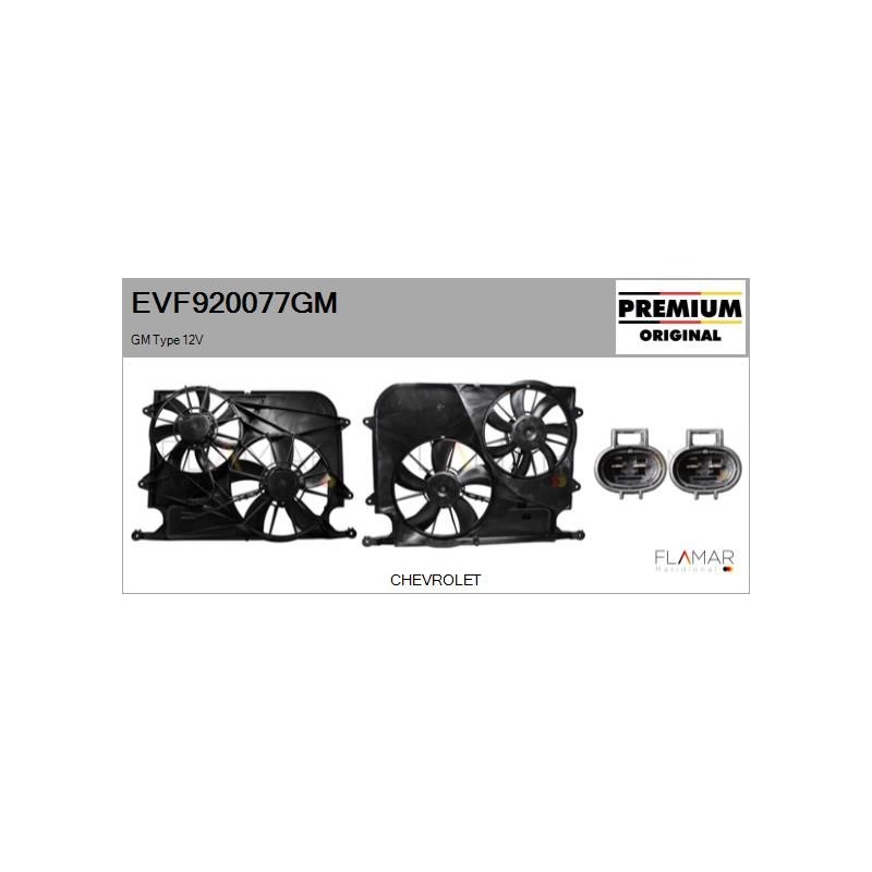 FLAMAR EVF920077GM Motor eléctrico, ventilador del radiador - 1