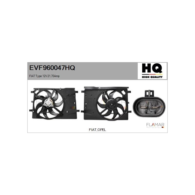 FLAMAR EVF960047HQ Motor eléctrico, ventilador del radiador - 1
