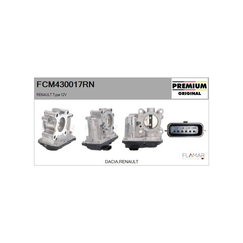 FLAMAR FCM430017RN Cuerpo de mariposa - 1