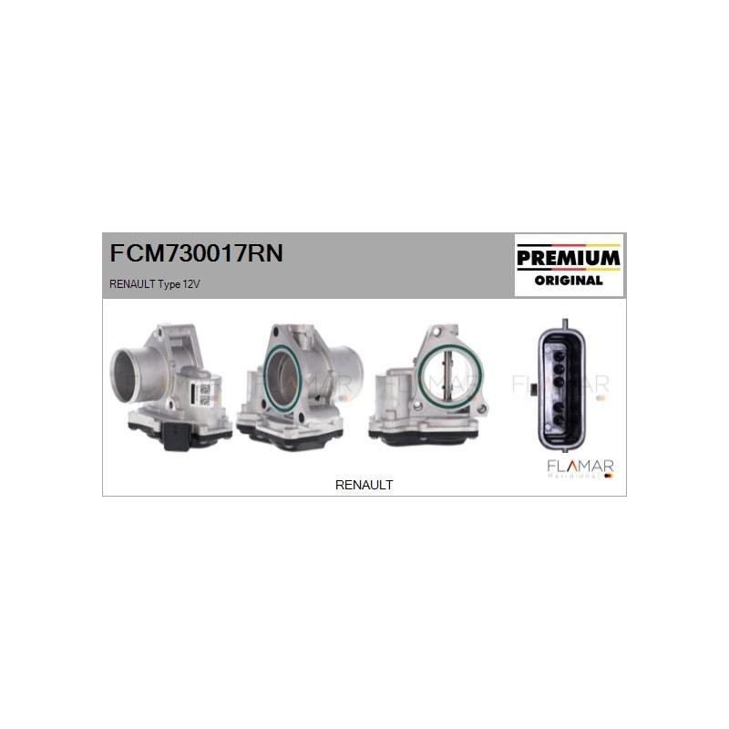 FLAMAR FCM730017RN Cuerpo de mariposa - 1