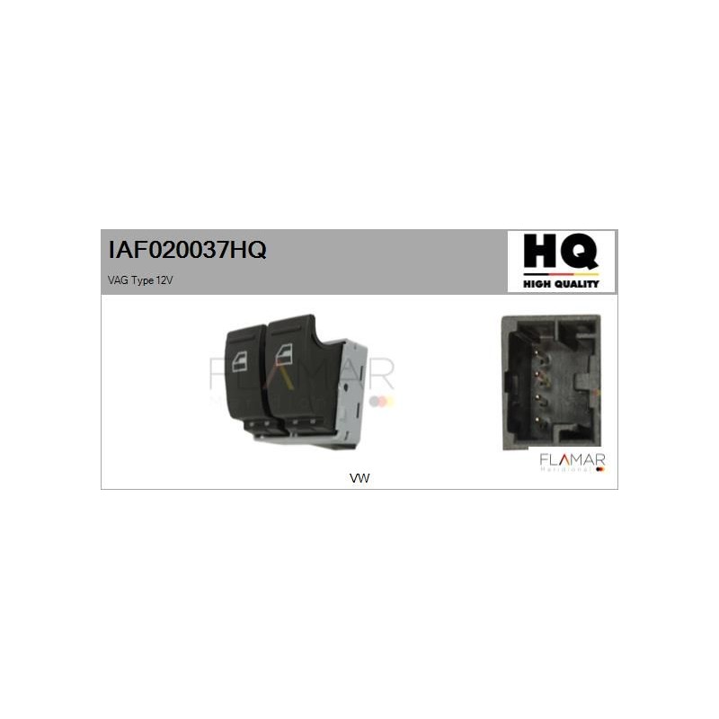 FLAMAR IAF020037HQ Interruptor, elevalunas - 1