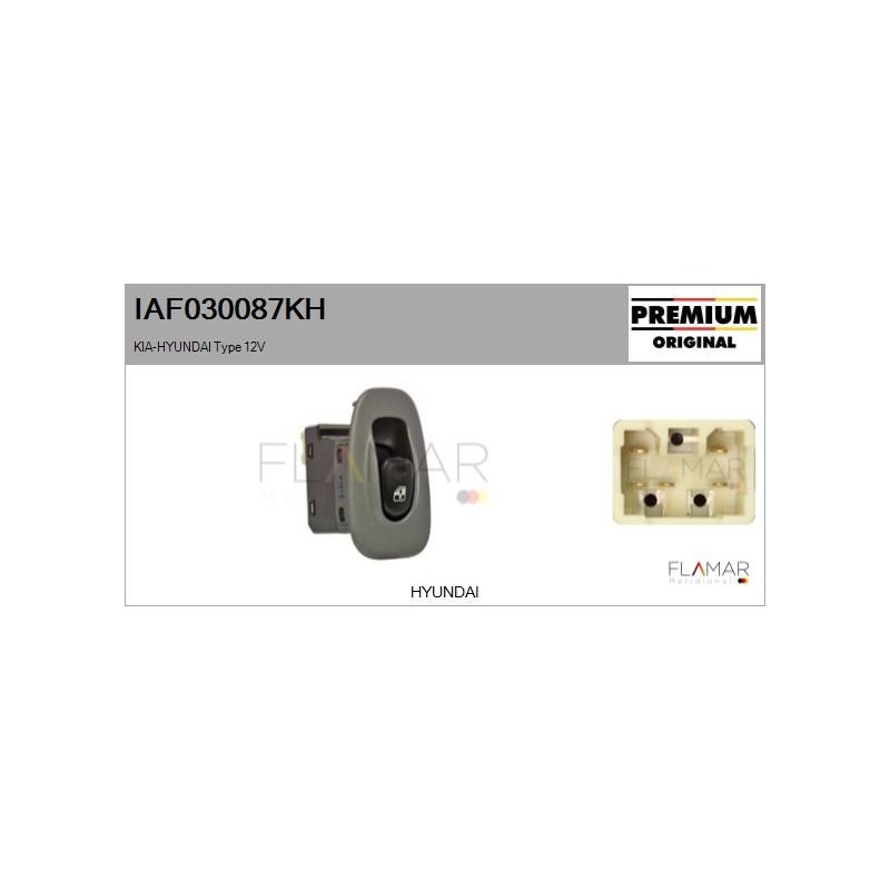 FLAMAR IAF030087KH Interruptor, elevalunas - 1