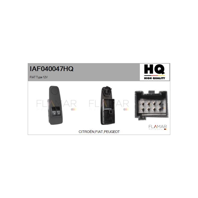 FLAMAR IAF040047HQ Interruptor, elevalunas - 1