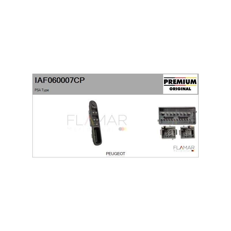 FLAMAR IAF060007CP Interruptor, elevalunas - 1