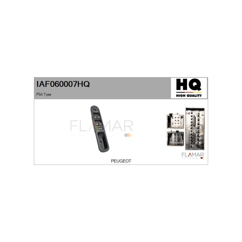 FLAMAR IAF060007HQ Interruptor, elevalunas - 1