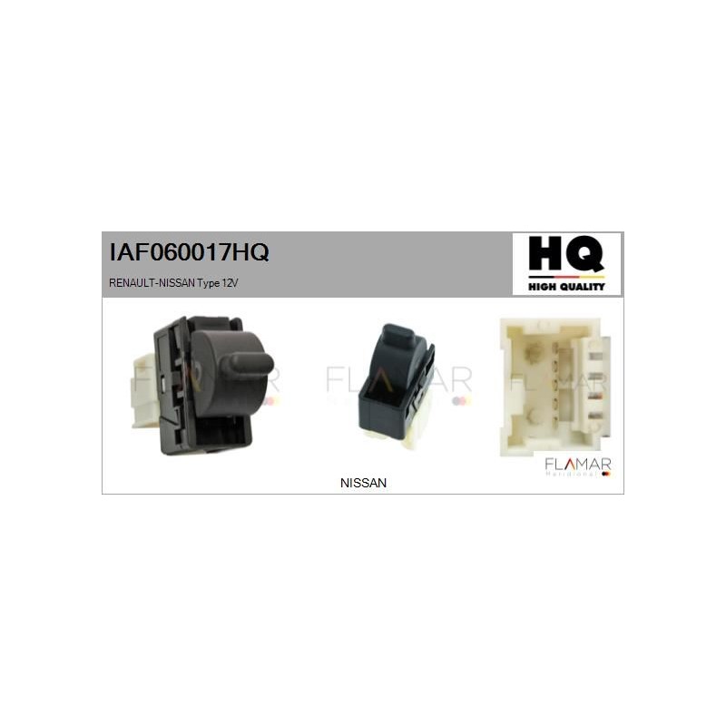 FLAMAR IAF060017HQ Interruptor, elevalunas - 1