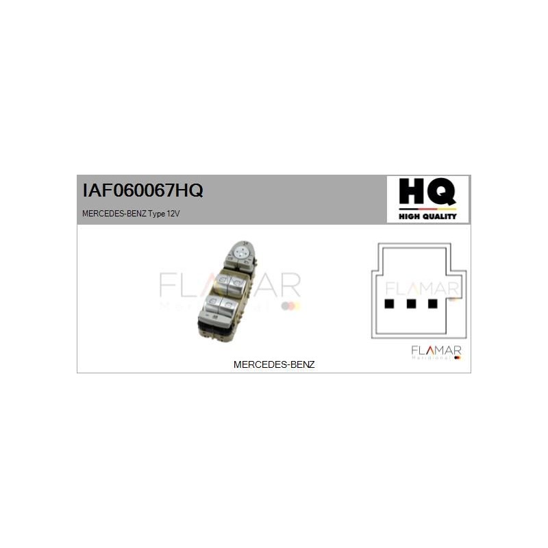 FLAMAR IAF060067HQ Interruptor, elevalunas - 1