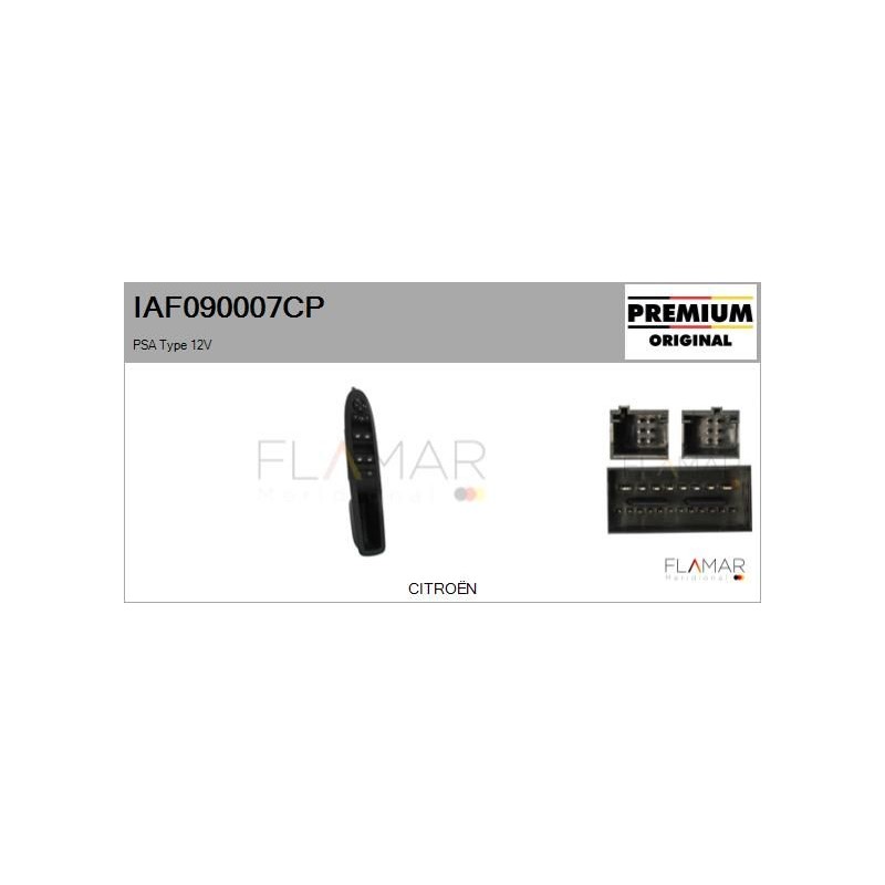 FLAMAR IAF090007CP Interruptor, elevalunas - 1