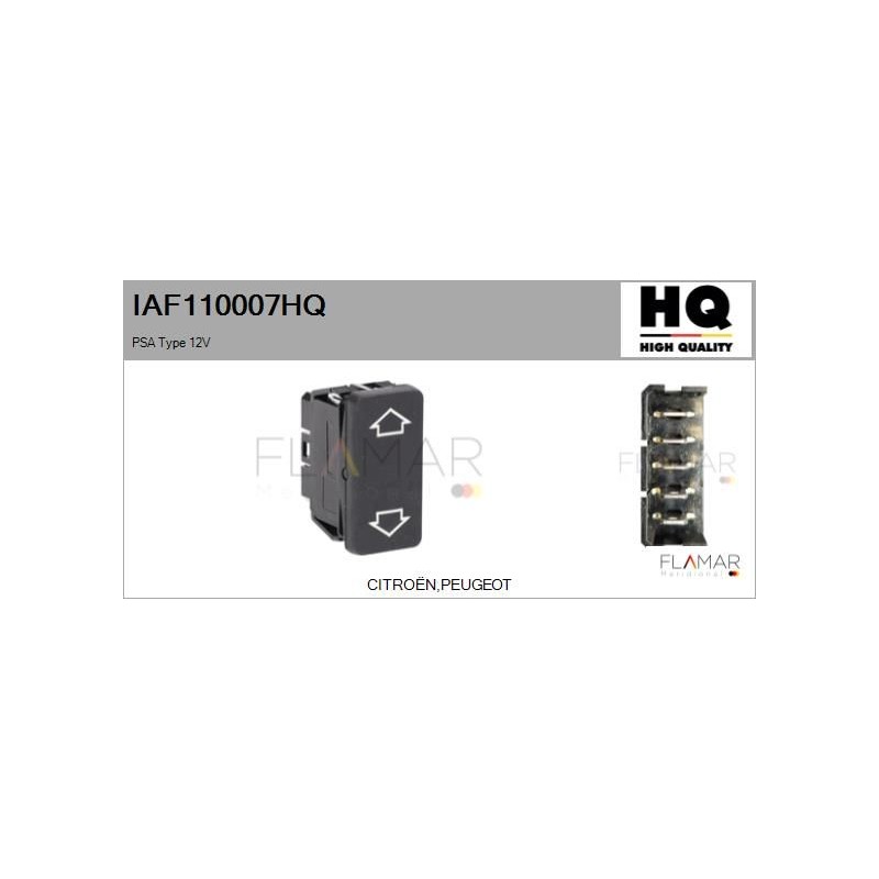 FLAMAR IAF110007HQ Interruptor, elevalunas - 1