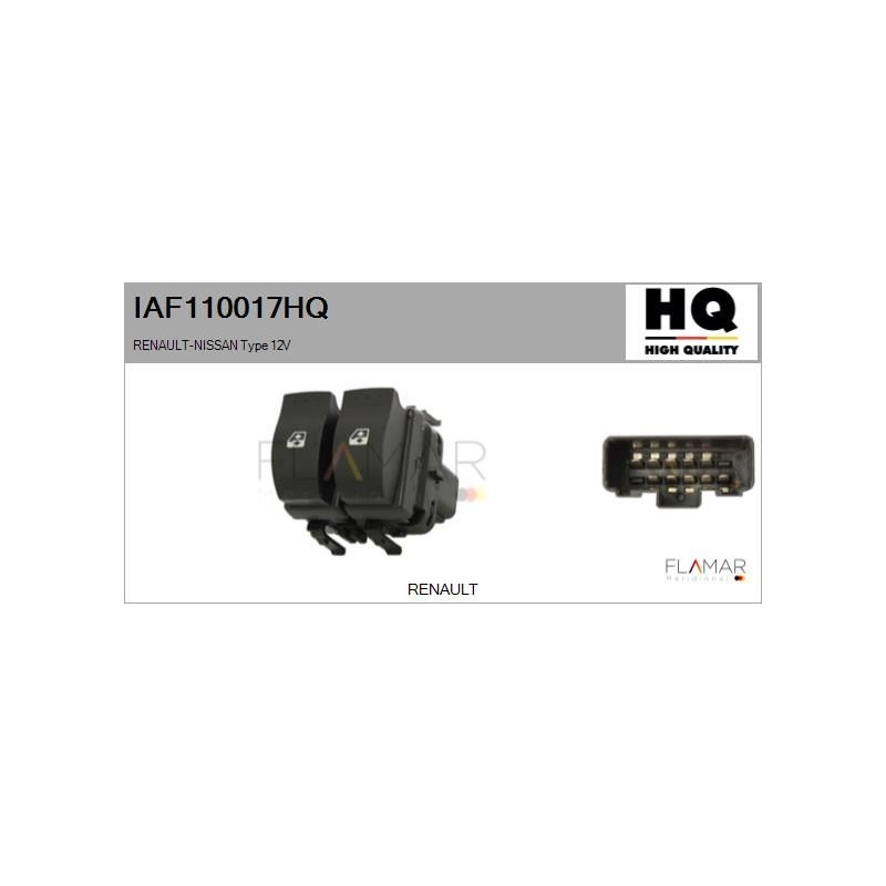 FLAMAR IAF110017HQ Interruptor, elevalunas - 1