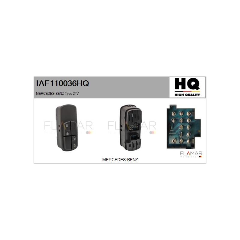 FLAMAR IAF110036HQ Interruptor, elevalunas - 1