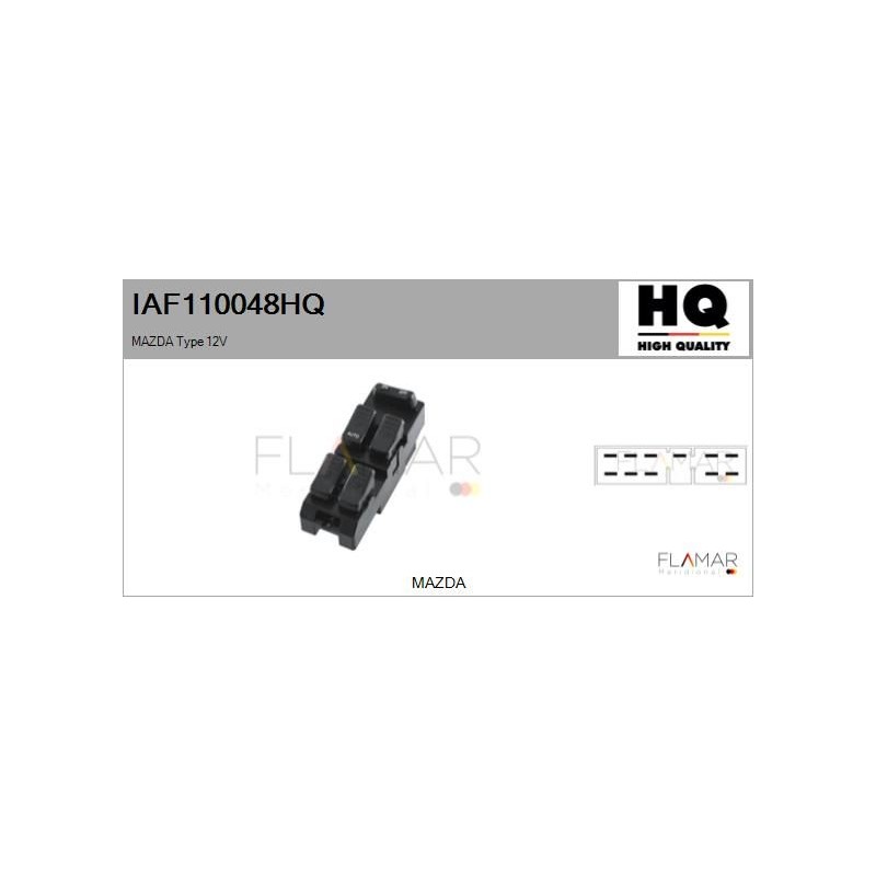 FLAMAR IAF110048HQ Interruptor, elevalunas - 1