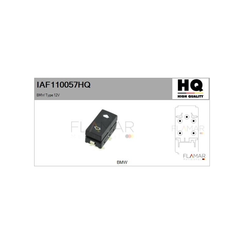 FLAMAR IAF110057HQ Interruptor, elevalunas - 1