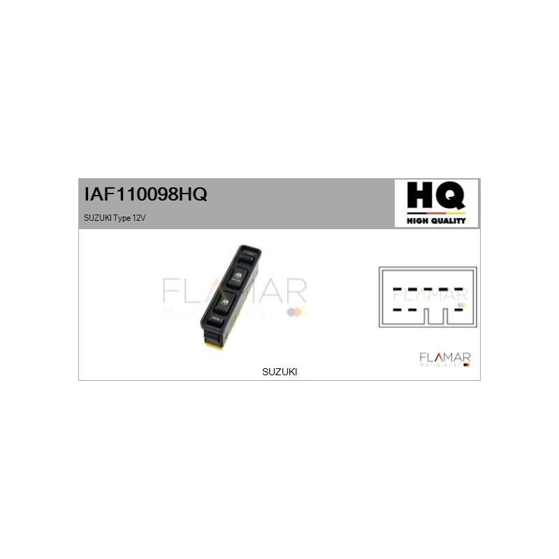 FLAMAR IAF110098HQ Interruptor, elevalunas - 1