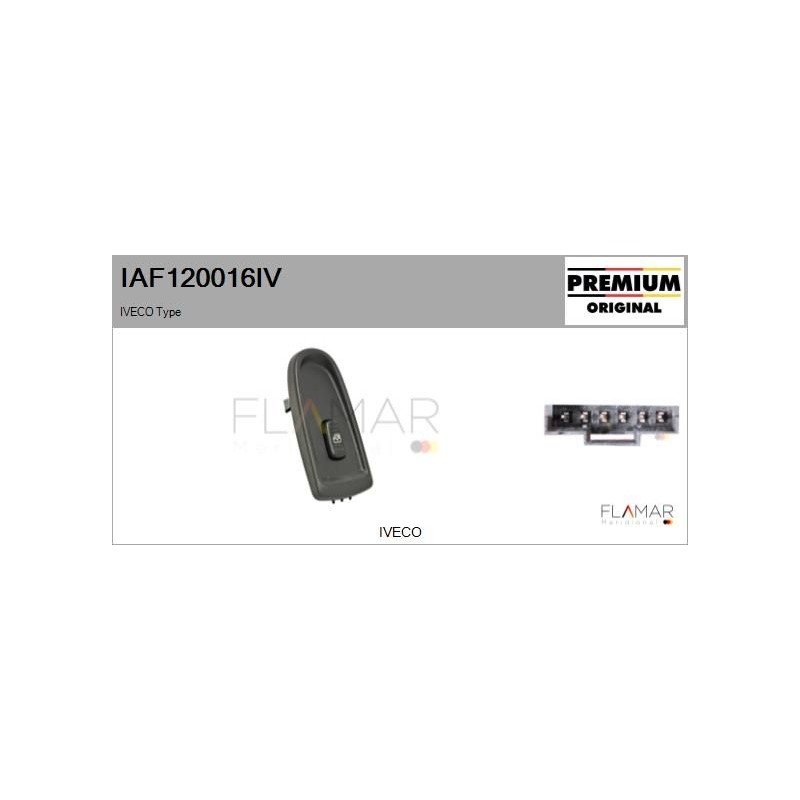 FLAMAR IAF120016IV Interruptor, elevalunas - 1