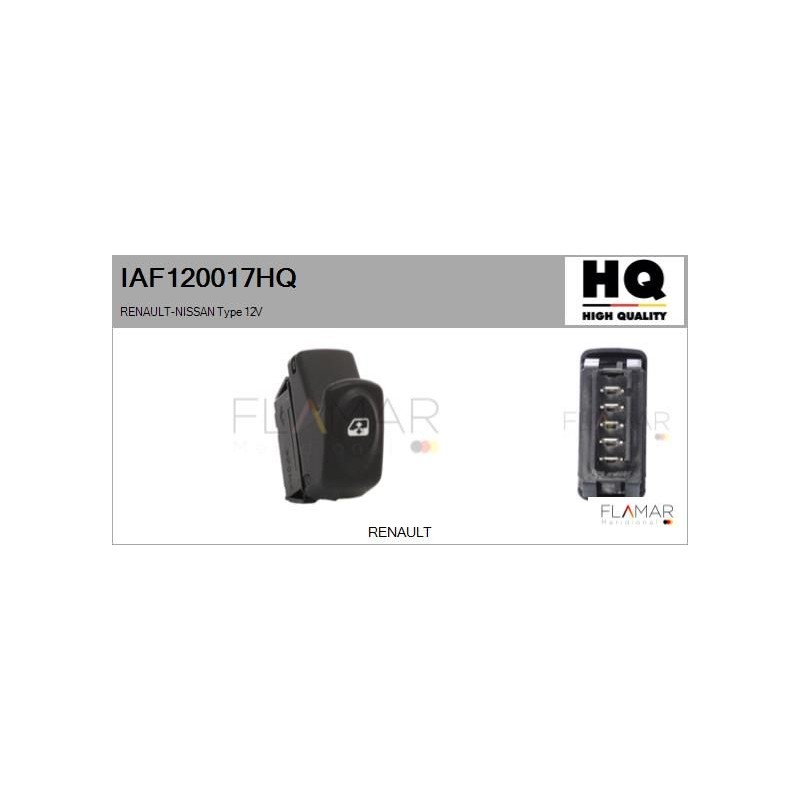 FLAMAR IAF120017HQ Interruptor, elevalunas - 1