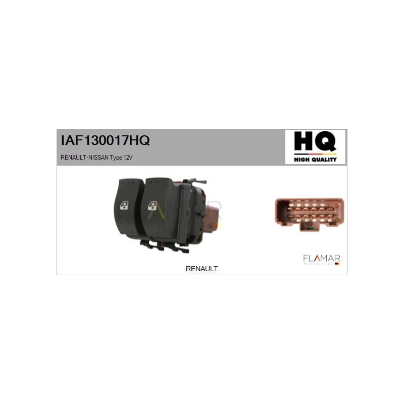 FLAMAR IAF130017HQ Interruptor, elevalunas - 1
