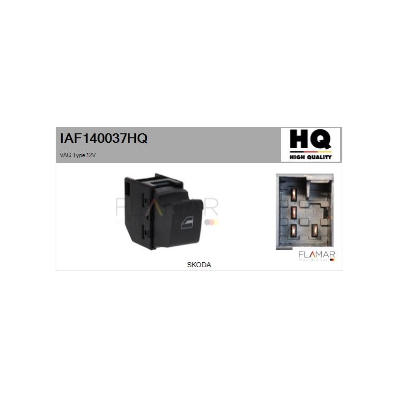 FLAMAR IAF140037HQ Interruptor, elevalunas - 1