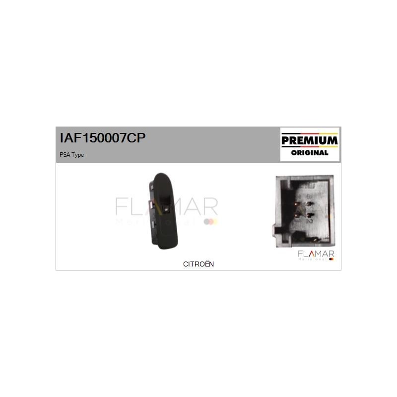 FLAMAR IAF150007CP Interruptor, elevalunas - 1