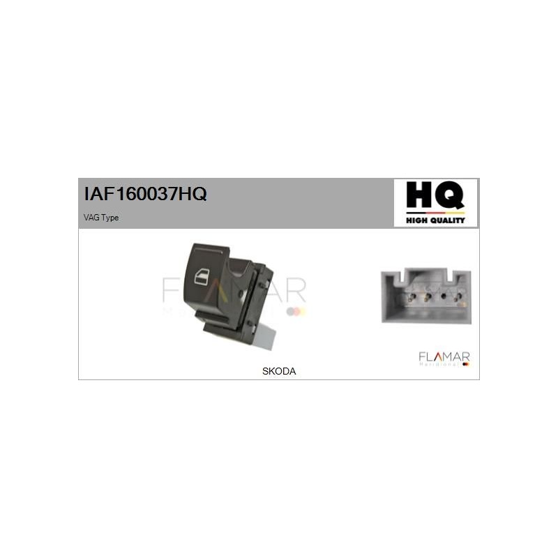 FLAMAR IAF160037HQ Interruptor, elevalunas - 1