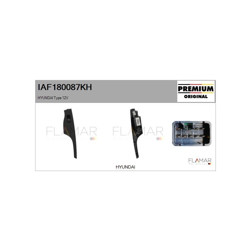 FLAMAR IAF180087KH Interruptor, elevalunas - 1
